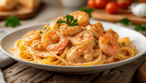discover the delight of cajun shrimp pasta with this easy recipe! indulge in perfectly seasoned shrimp tossed with al dente pasta in a rich and creamy sauce. perfect for a quick weeknight dinner or a special occasion!