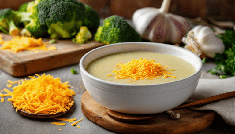 discover a simple and delicious recipe for creamy broccoli cheese soup that will warm your soul. perfect for a cozy night in, this easy-to-follow dish combines fresh broccoli, rich cheese, and savory seasonings for a satisfying meal in just 30 minutes.