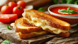 discover a simple and delicious recipe for the perfect grilled cheese sandwich paired with a comforting bowl of soup. ideal for a quick meal or cozy lunch, this easy guide will have you enjoying classic flavors in no time!