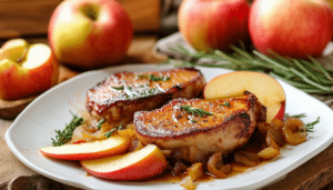 discover a simple and delicious recipe for pork chops with apples and onions. this easy-to-follow guide combines tender pork with sweet apples and savory onions for a delightful meal that's perfect for any occasion.