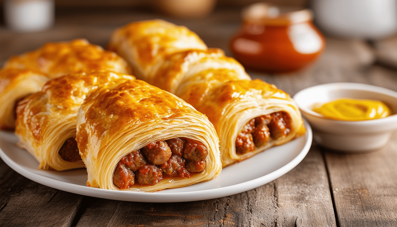 discover a delightful and simple recipe for irresistible air fryer sausage rolls that are perfect for any occasion. enjoy a crispy, golden-brown exterior with a savory filling, all made quickly in your air fryer. ideal for appetizers, snacks, or a tasty addition to your gatherings!