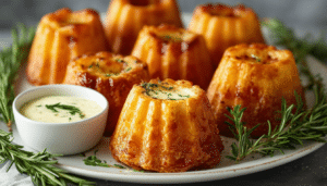 discover the tantalizing world of savory cannelés with our easy-to-follow recipe. perfect as appetizers, these delicious little bites are sure to ignite your taste buds and impress your guests. explore the unique flavors and elevate your next gathering!