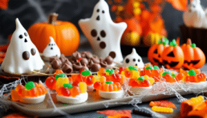 discover a collection of spooktacular and fun halloween snacks that will delight kids of all ages! from creepy treats to festive flavors, these easy-to-make recipes are perfect for halloween parties, trick-or-treat gatherings, and more. get ready to celebrate with deliciously haunting snacks that are sure to be a hit!
