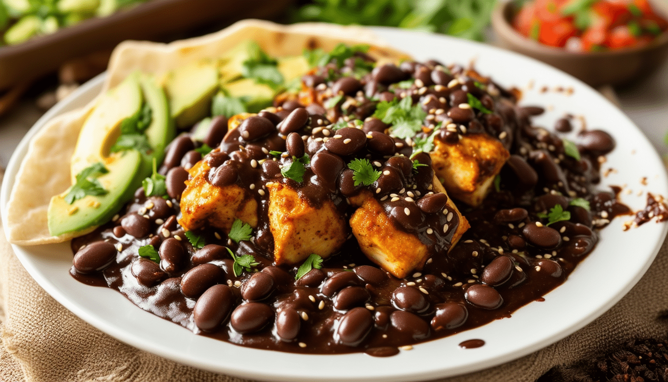 discover the mouthwatering flavors of air fryer chocolate bean mole, a delicious twist on a classic mexican dish. this innovative recipe combines rich chocolate and savory beans, perfectly cooked in an air fryer for a healthier take on a beloved favorite. perfect for impressing your guests or elevating your weeknight dinner!