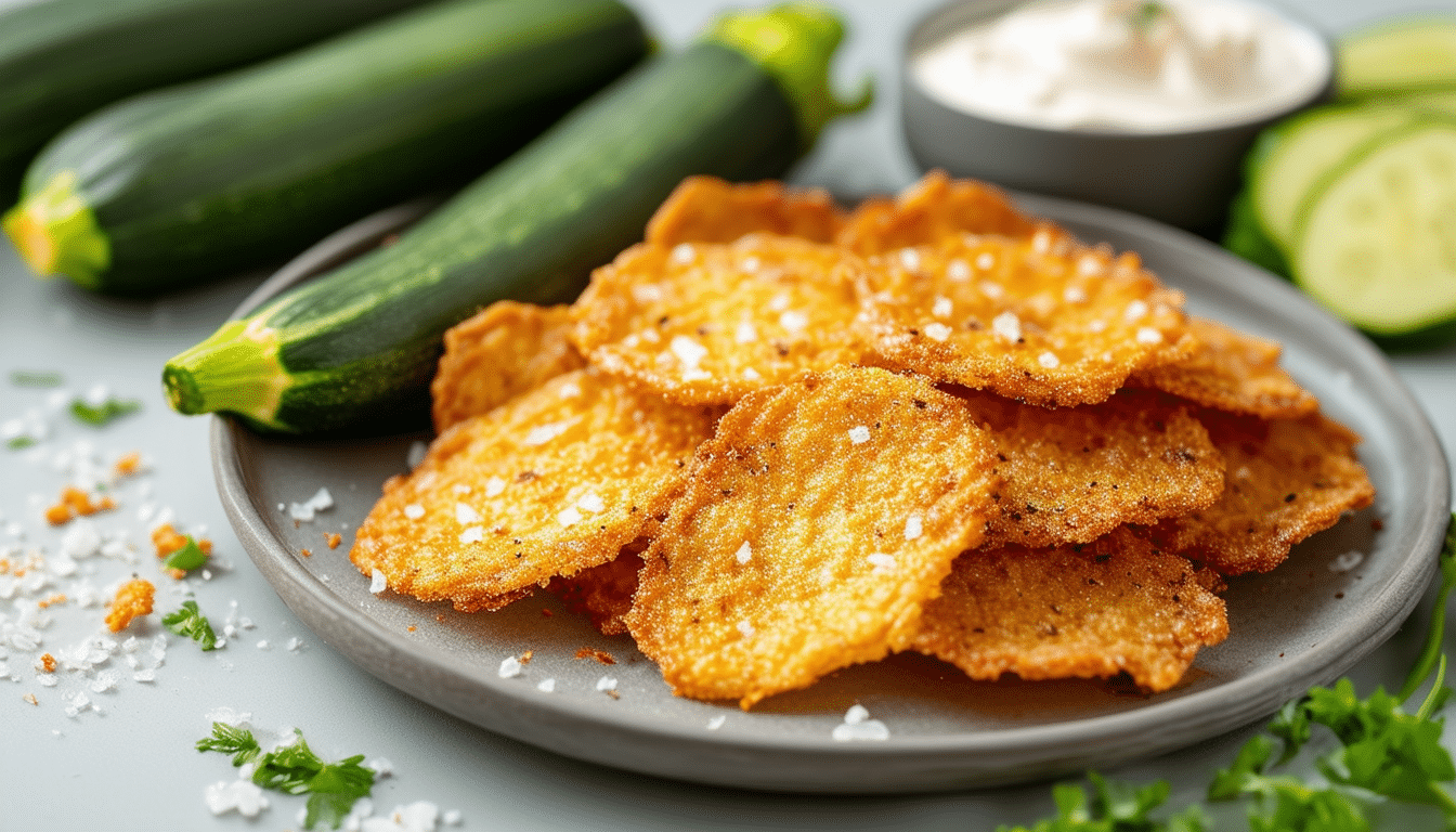 discover a delicious and nutritious way to enjoy zucchini with our crispy and healthy homemade air fryer zucchini chips recipe. perfect as a guilt-free snack or side dish, these easy-to-make chips are packed with flavor and crunch. say goodbye to greasy chips and hello to a healthier alternative!