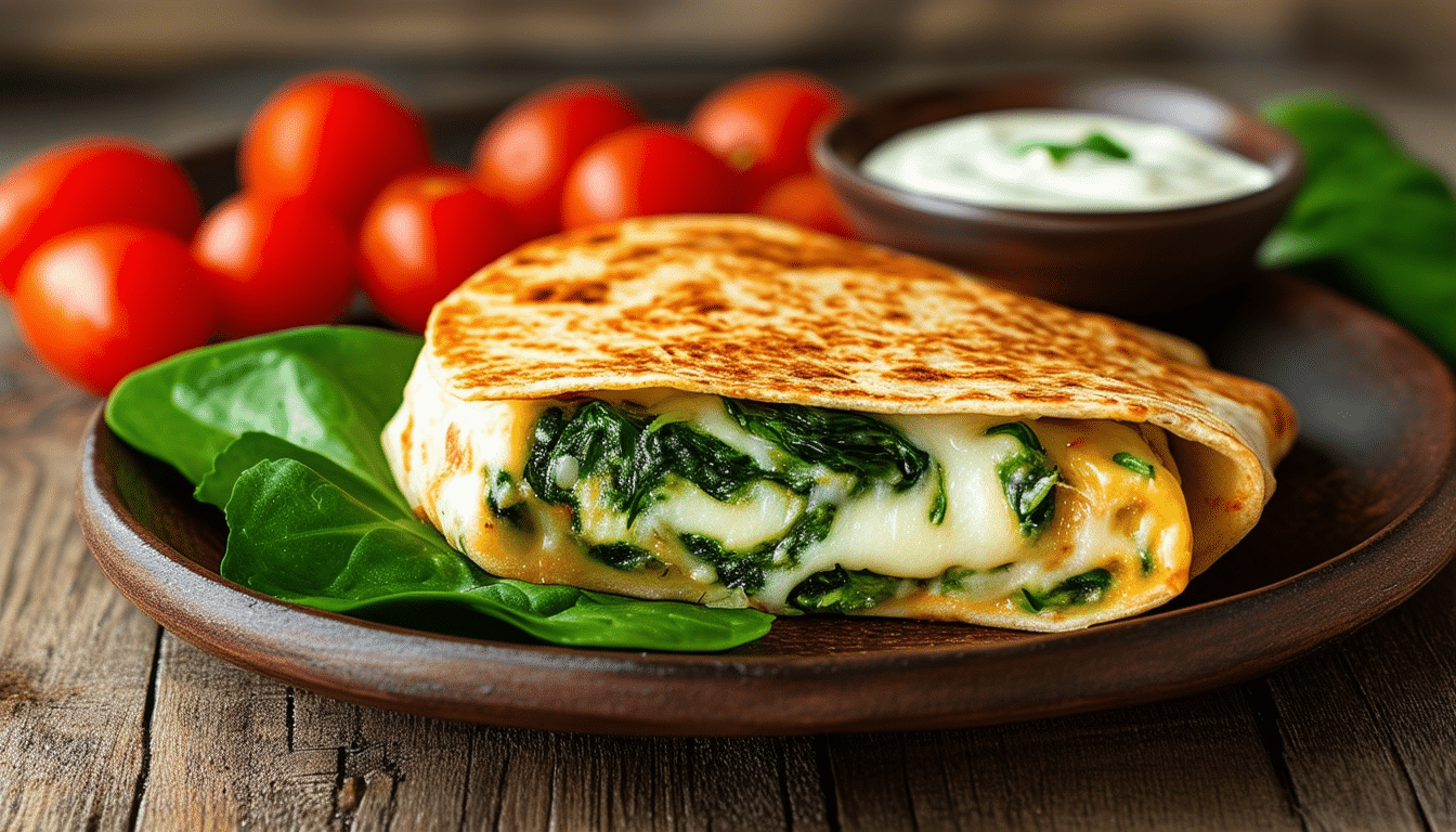 discover a quick and delicious recipe for air fryer spinach and cheese grilled wraps. perfect for a satisfying snack or a light meal, these wraps are packed with flavor and made in minutes!