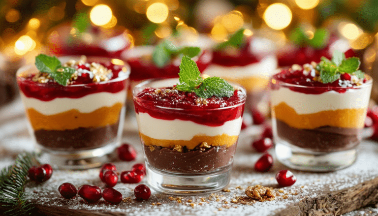 discover delightful quick and easy christmas verrines that will tantalize your festive taste buds! perfect for holiday gatherings, these simple yet elegant desserts are sure to impress your guests and make your celebrations even sweeter.