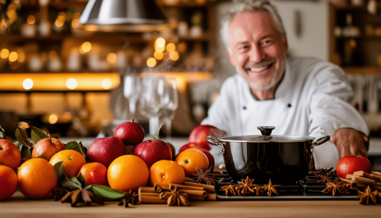 discover the secret recipe for the finest mulled wine, expertly crafted by a michelin-starred chef. elevate your holiday gatherings with this warm, spiced drink that promises to impress your guests and create unforgettable memories.