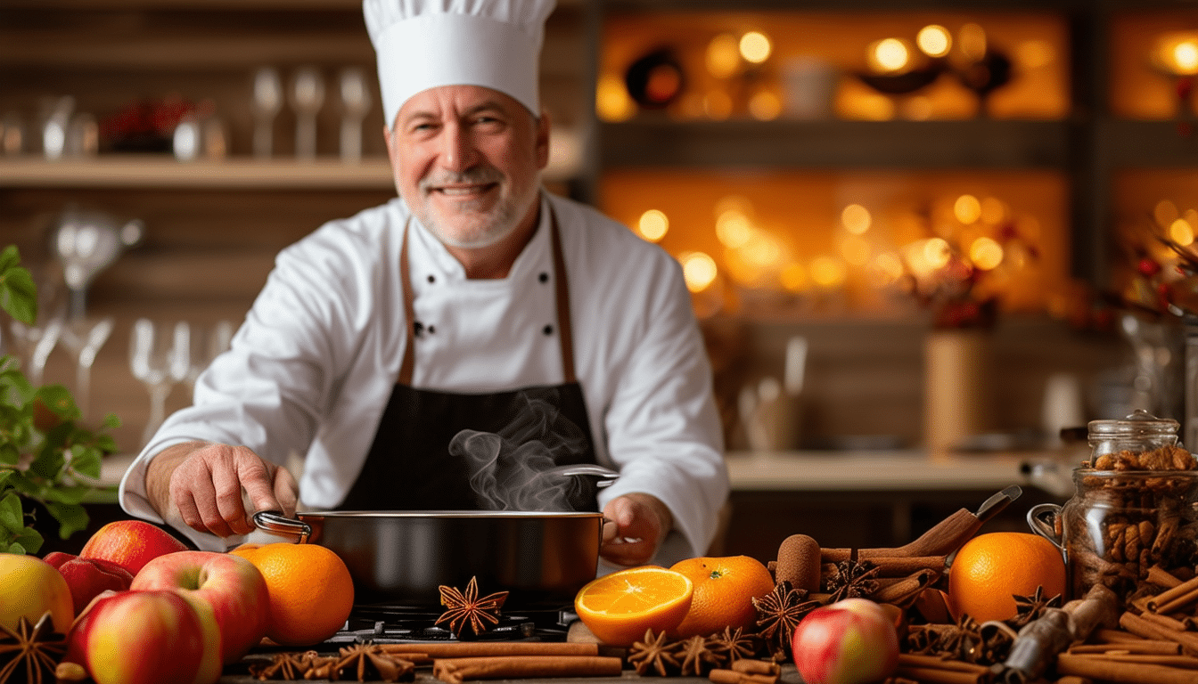 discover the exquisite art of mulled wine making with our exclusive recipe revealed by a michelin-starred chef. learn the secrets to crafting the finest spiced beverage that will elevate your winter gatherings and warm your soul.