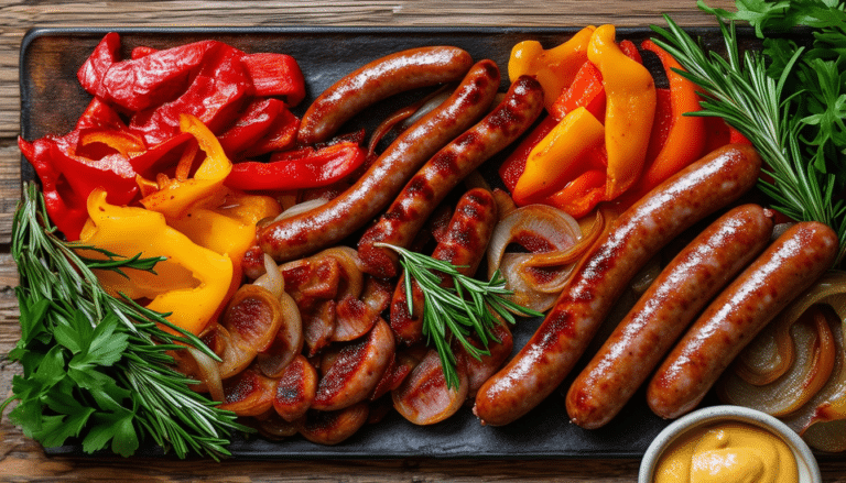 discover the ultimate air fryer recipe for a mouthwatering crispy and juicy sausage platter. perfect for any occasion, this easy-to-follow guide will elevate your cooking with delicious flavors and a satisfying crunch. impress your guests with this delightful dish that's quick to prepare and packed with taste!