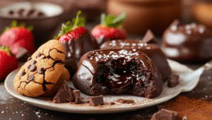 indulge in the delightful world of amazing chocolate desserts with our easy-to-follow recipes that you can whip up quickly using your air fryer. perfect for satisfying your sweet tooth in no time!