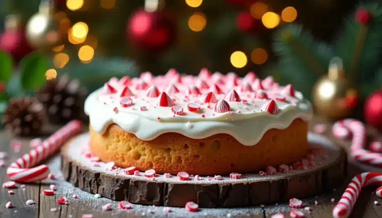 Candy Cane Christmas Cake Recipe