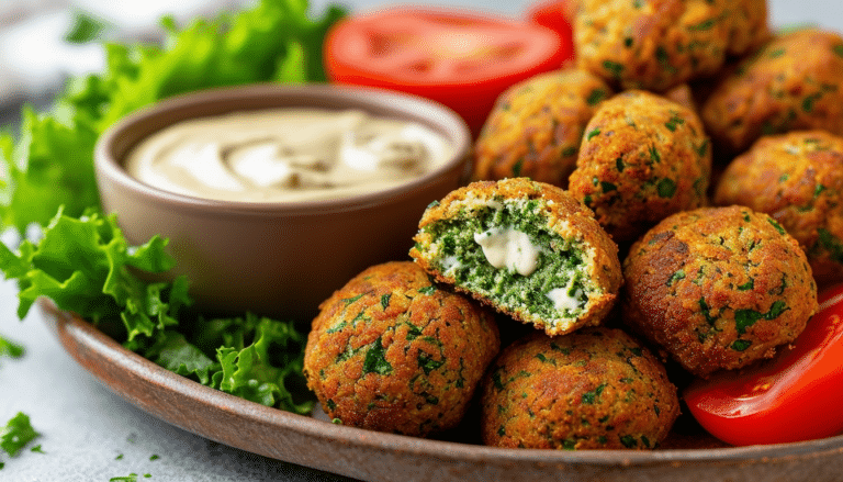 discover how to make perfectly crispy falafel in your air fryer with this easy recipe! paired with a delicious homemade tahini sauce, it's a healthy and flavorful dish that's perfect for any meal. try it today!