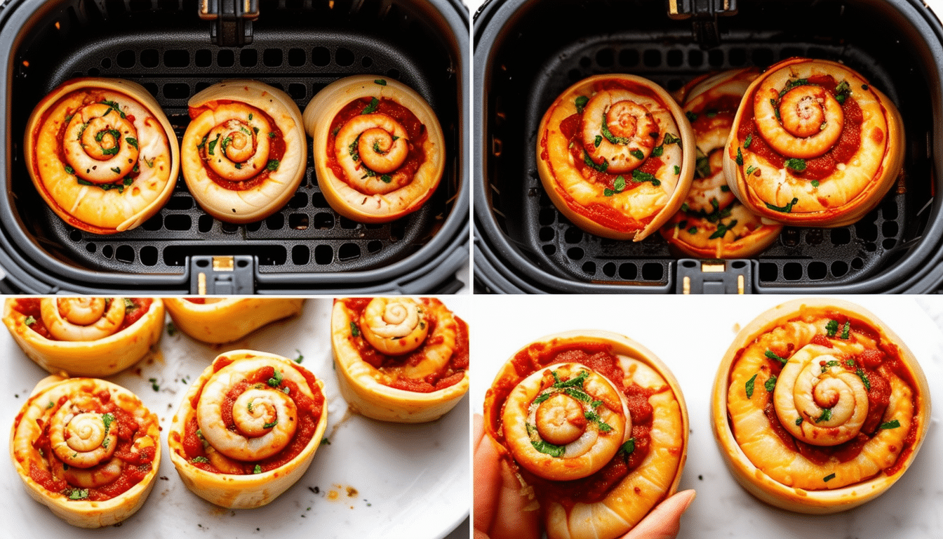discover the ultimate snack with our easy & delicious air fryer pizza snails! these crispy, cheesy bites are a delightful twist on traditional pizza, perfect for parties or a quick treat. explore how to make this culinary delight in just minutes.