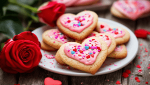 celebrate valentine's day with our irresistible cookies, baked to perfection and guaranteed to make your heart melt. discover delicious flavors that will leave you and your loved ones swooning this special day!
