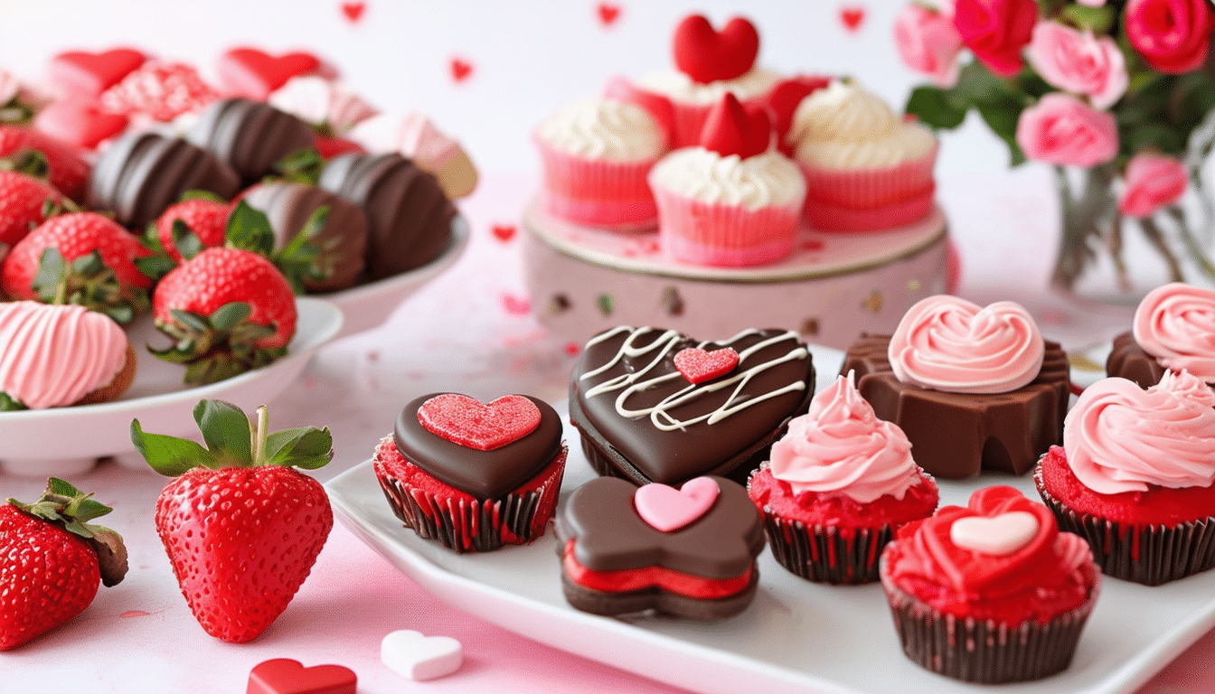 discover a delightful selection of irresistible treats perfect for your valentine's day spread. from decadent chocolates to heart-shaped pastries, explore how to create a romantic feast that will truly melt your heart and impress your loved one.
