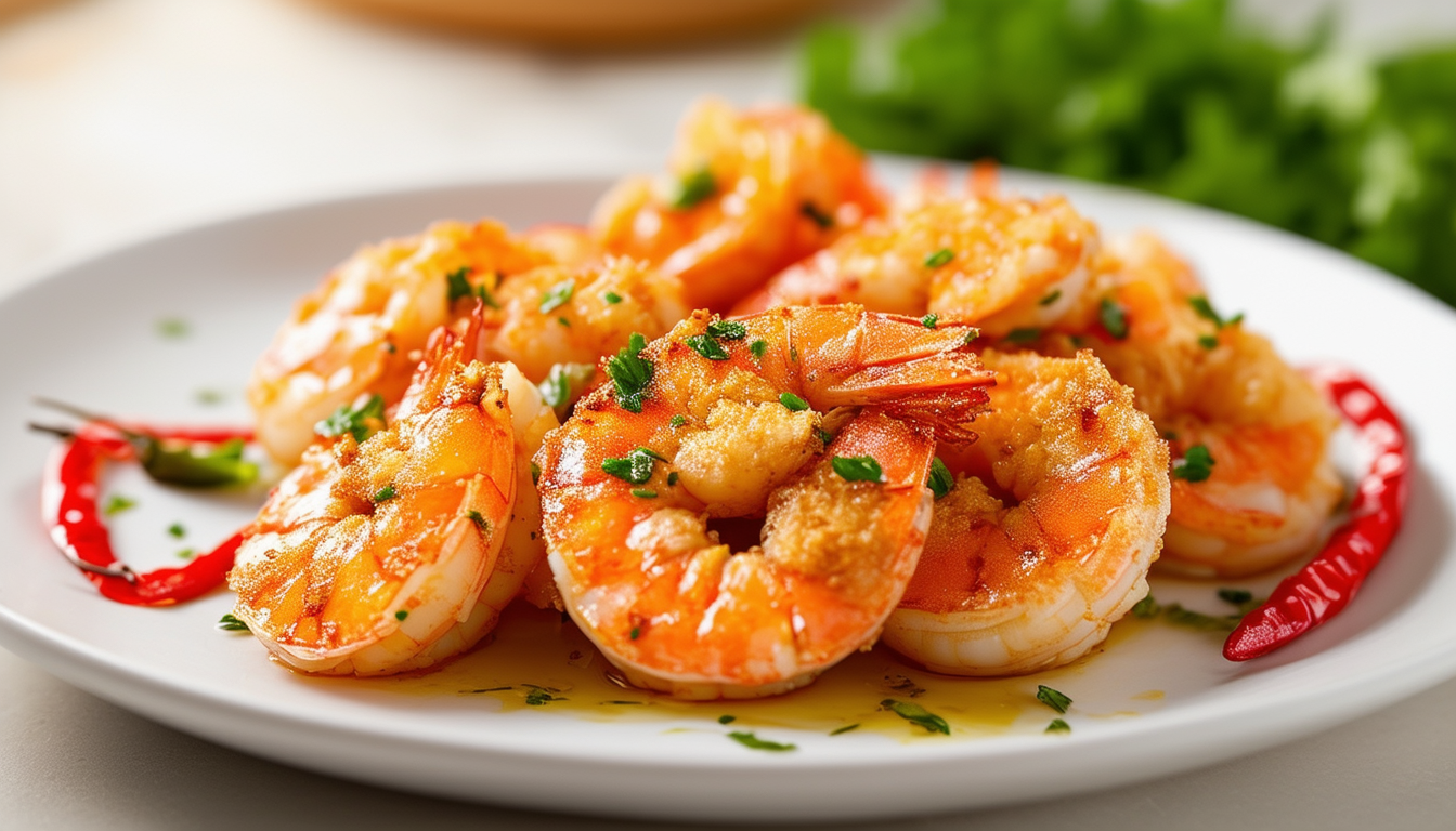 discover the irresistible flavors of quick and crispy air fryer pil pil shrimp! this easy recipe combines succulent shrimp with garlic and chili for a delightful dish ready in just 20 minutes. perfect for a quick weeknight dinner or an impressive appetizer!