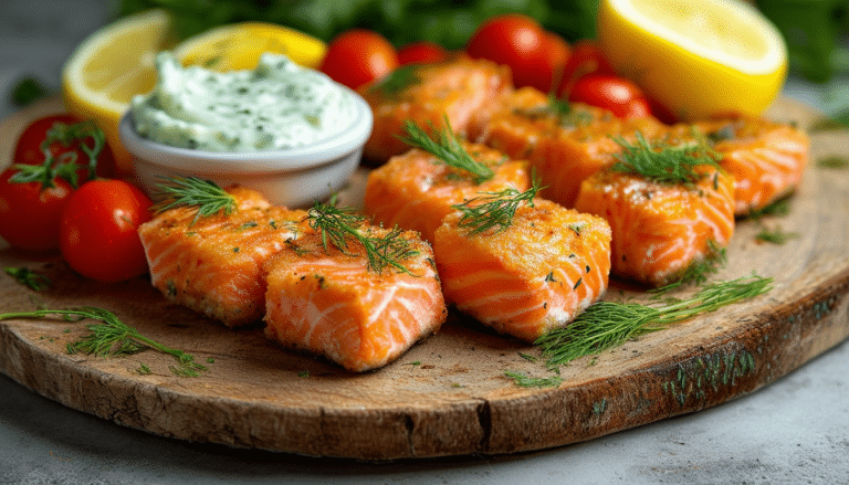 discover the ultimate appetizer with our quick and delectable salmon bites! these bite-sized delights are easy to make and packed with flavor, making them the perfect addition to any gathering. impress your guests and elevate your appetizer spread with this delicious recipe!