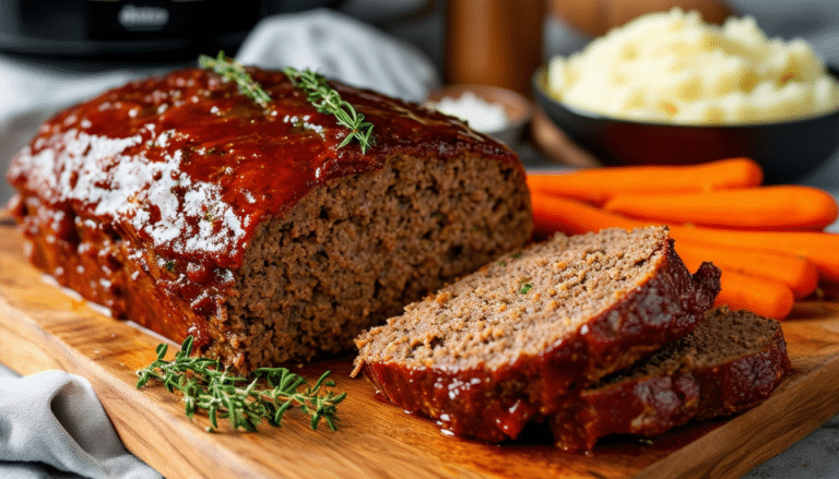 discover a quick and easy air fryer meatloaf recipe that can be ready in just minutes! enjoy a flavorful, juicy meatloaf with minimal prep and cooking time, perfect for busy weeknight dinners.