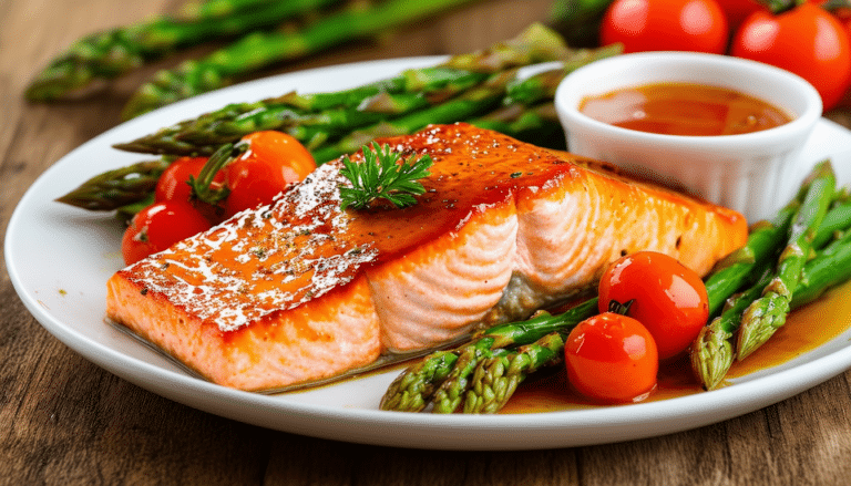 discover a deliciously quick and easy air fryer recipe for orange and apricot glazed salmon. perfect for busy weeknights, this flavorful dish is a delightful blend of sweet citrus and tender salmon, ready in no time!