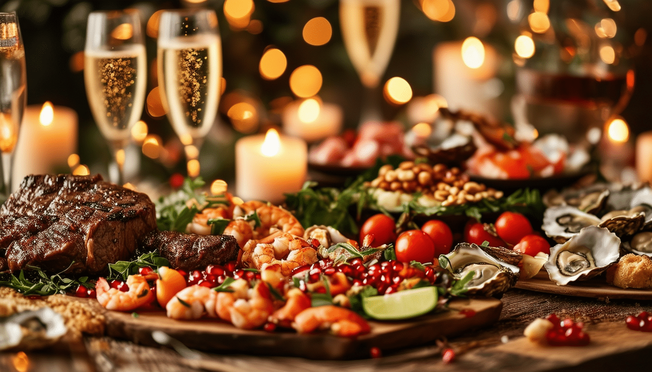 ring in the new year with these 10 delectable recipes that are sure to impress your guests and make your celebration unforgettable. from savory appetizers to indulgent desserts, elevate your new year's eve feast and start the year off deliciously!