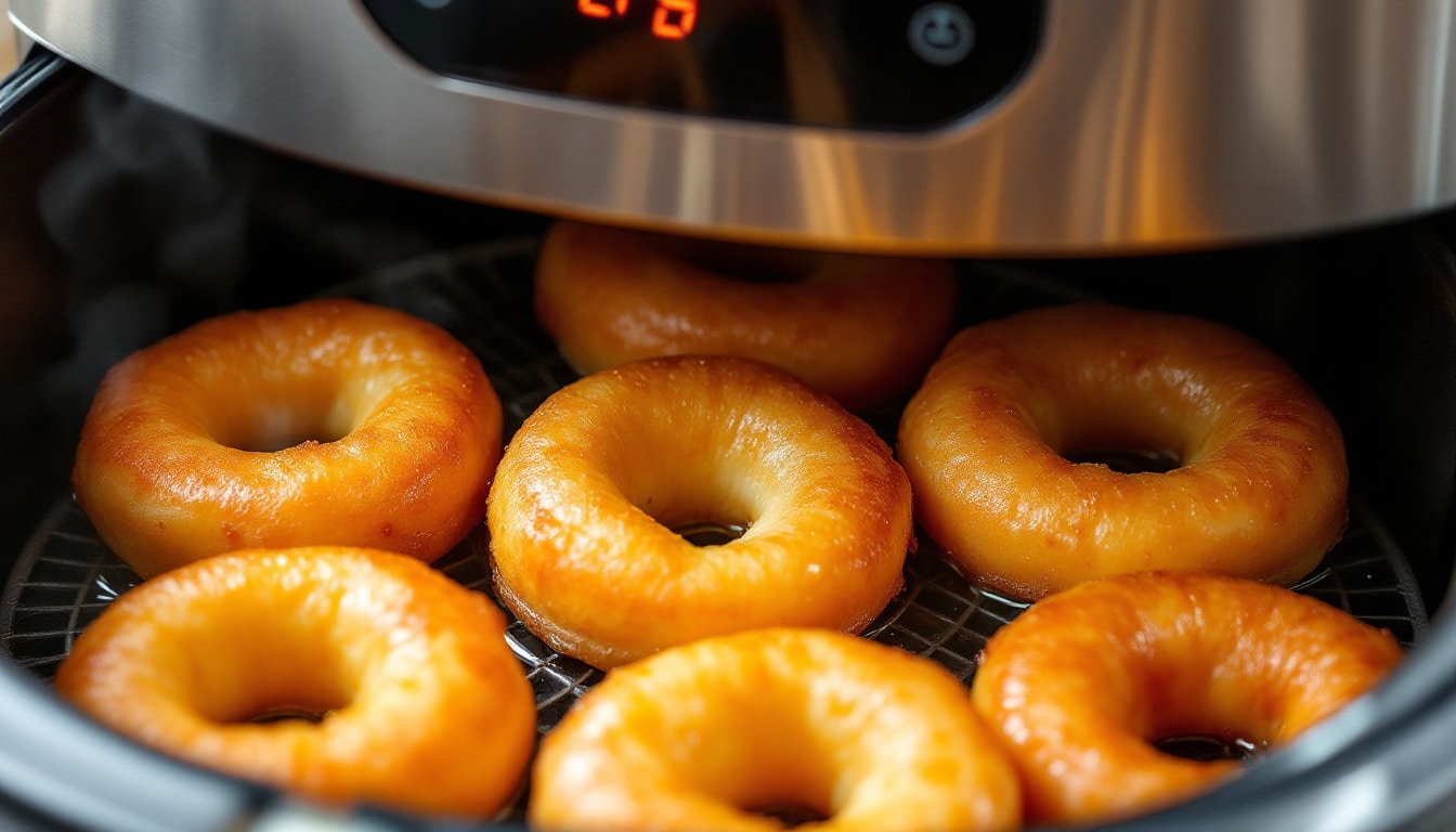 discover how to make deliciously crispy and light fried donuts with our easy air fryer recipe. perfect for satisfying your sweet tooth without the guilt!
