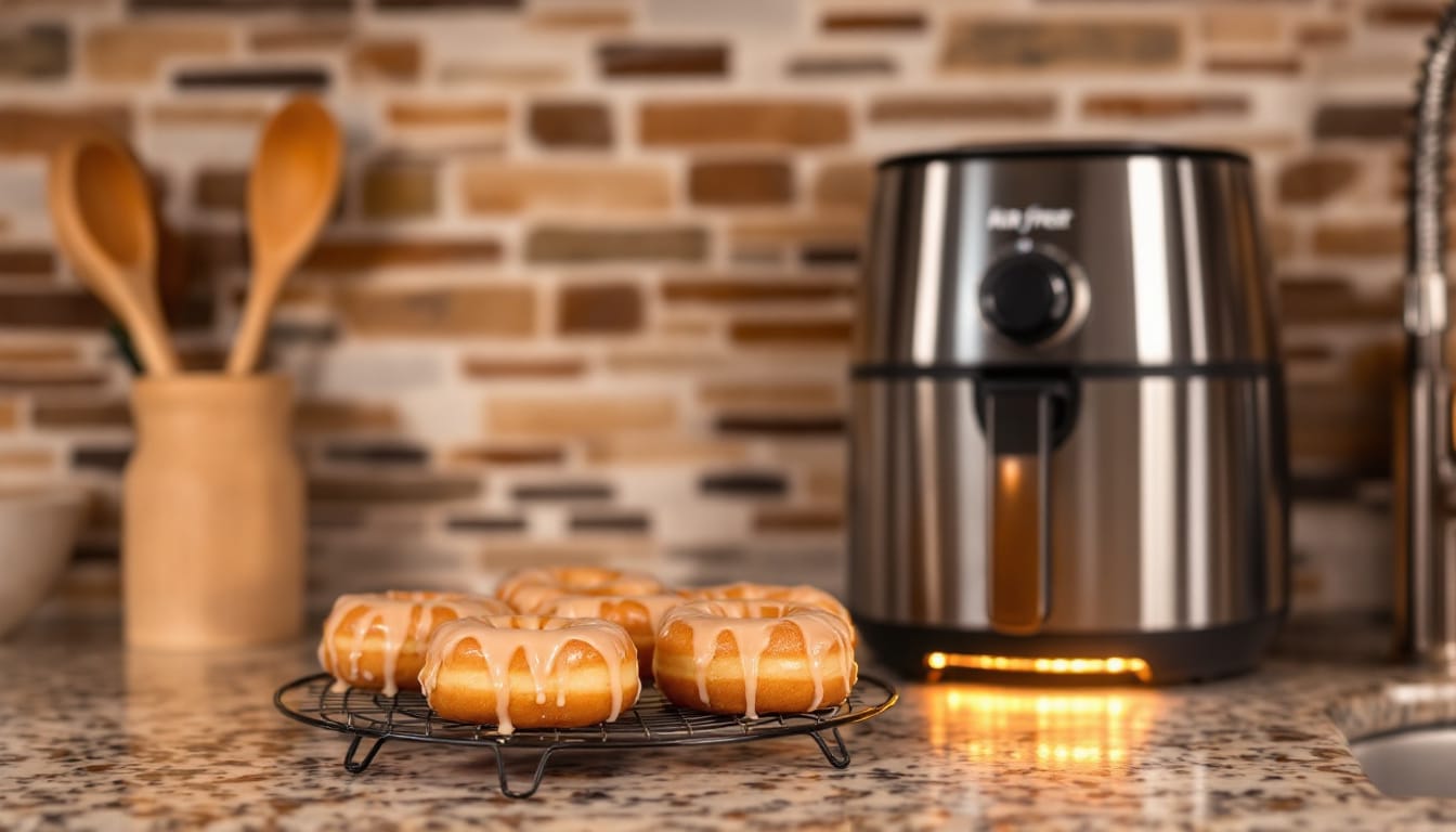 discover the ultimate air fryer recipe for making crispy and light fried donuts at home. perfectly fluffy and delicious, these guilt-free treats are easy to prepare and ideal for satisfying your sweet cravings. enjoy a healthier twist on a classic favorite!