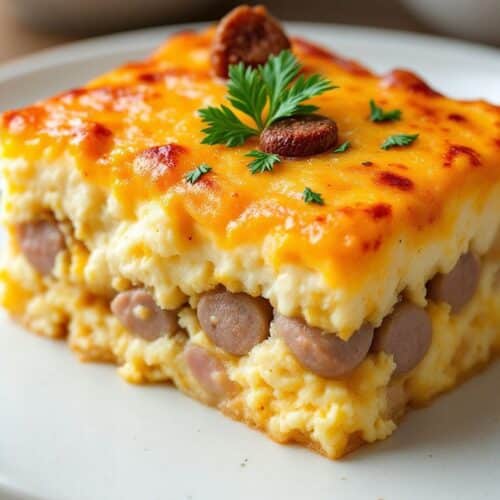 best overnight sausage and egg casserole