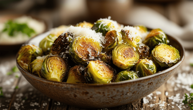 discover the perfect blend of crispy and cheesy with our air-fried brussels sprouts tossed in parmesan. this deliciously crunchy recipe brings out the best flavors and textures, making it the ideal side dish for any meal.