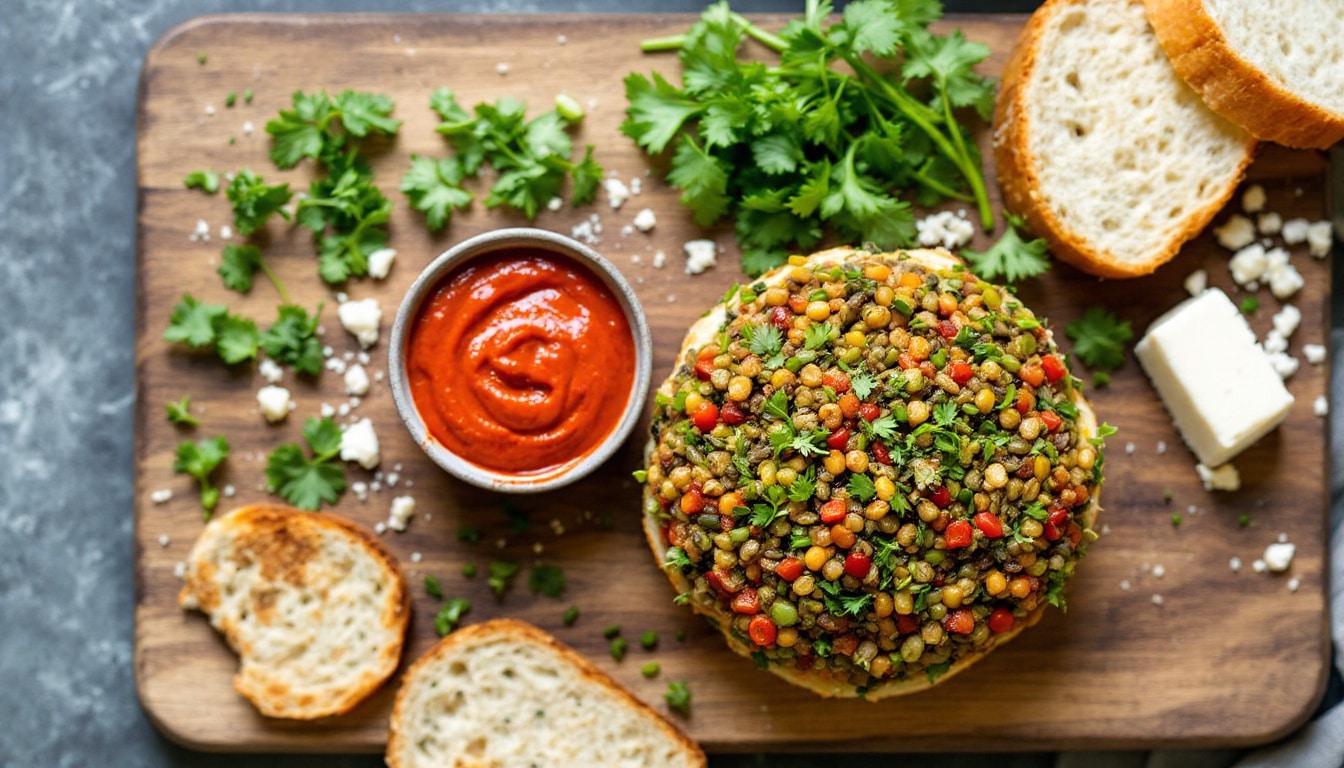 discover a delicious and easy recipe for making lentil and harissa vegetarian burgers in your air fryer. perfectly crispy on the outside and full of flavor, these burgers are a healthy and satisfying meal option for everyone!