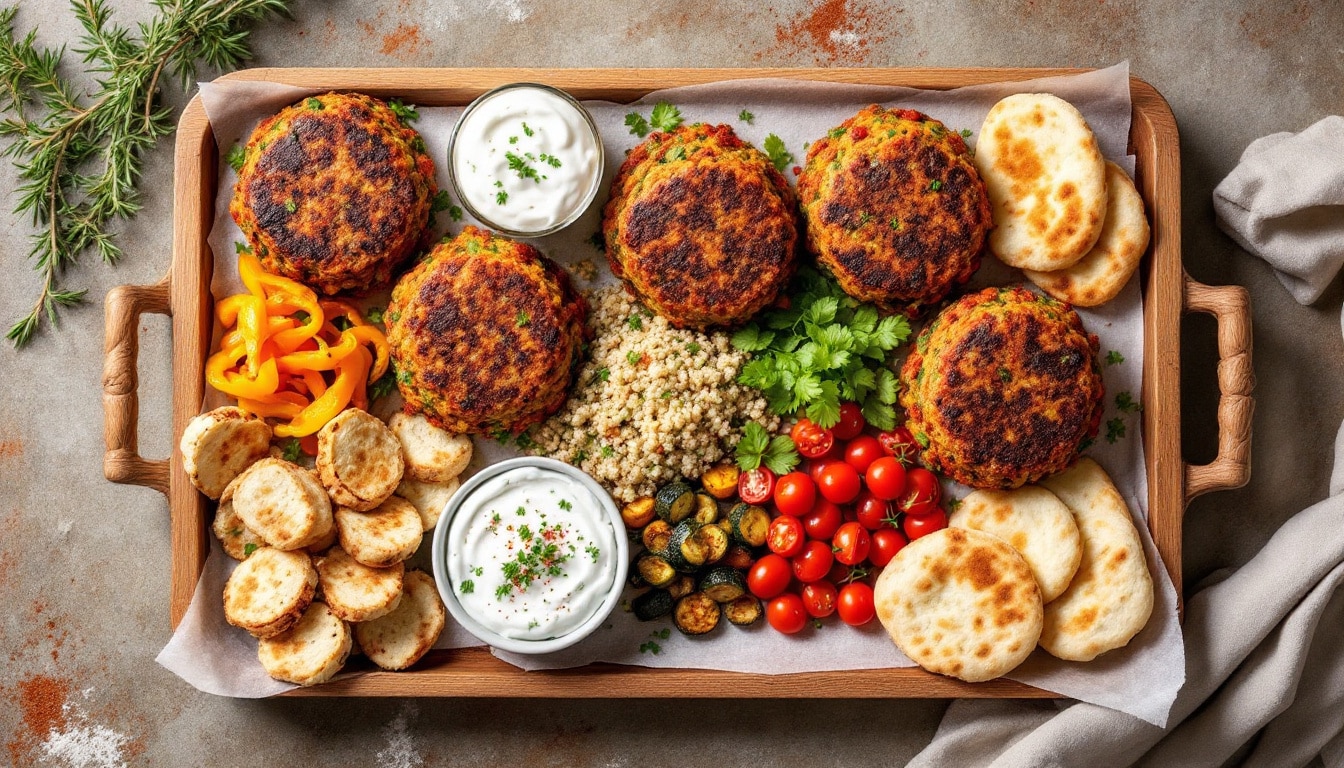 discover the ultimate comfort food with our delicious and easy air fryer lentil and harissa vegetarian burgers recipe. packed with flavor and nutrients, these crispy burgers are perfect for a quick meal or a healthy snack. try them today and delight your taste buds!
