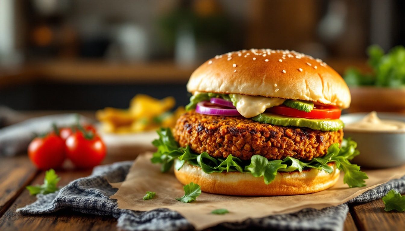 discover a flavorful twist on vegetarian burgers with our delicious and easy air fryer lentil and harissa recipe. packed with protein and spices, these burgers are not only healthy but also quick to make. perfect for a satisfying meal any night of the week!