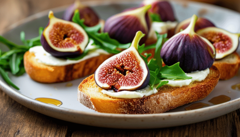 discover a quick and tasty air fryer recipe that elevates your appetizer game! this grilled goat cheese crostini with figs is perfect for entertaining or a cozy night in, featuring a delightful blend of creamy cheese and sweet figs, all cooked to perfection in your air fryer.