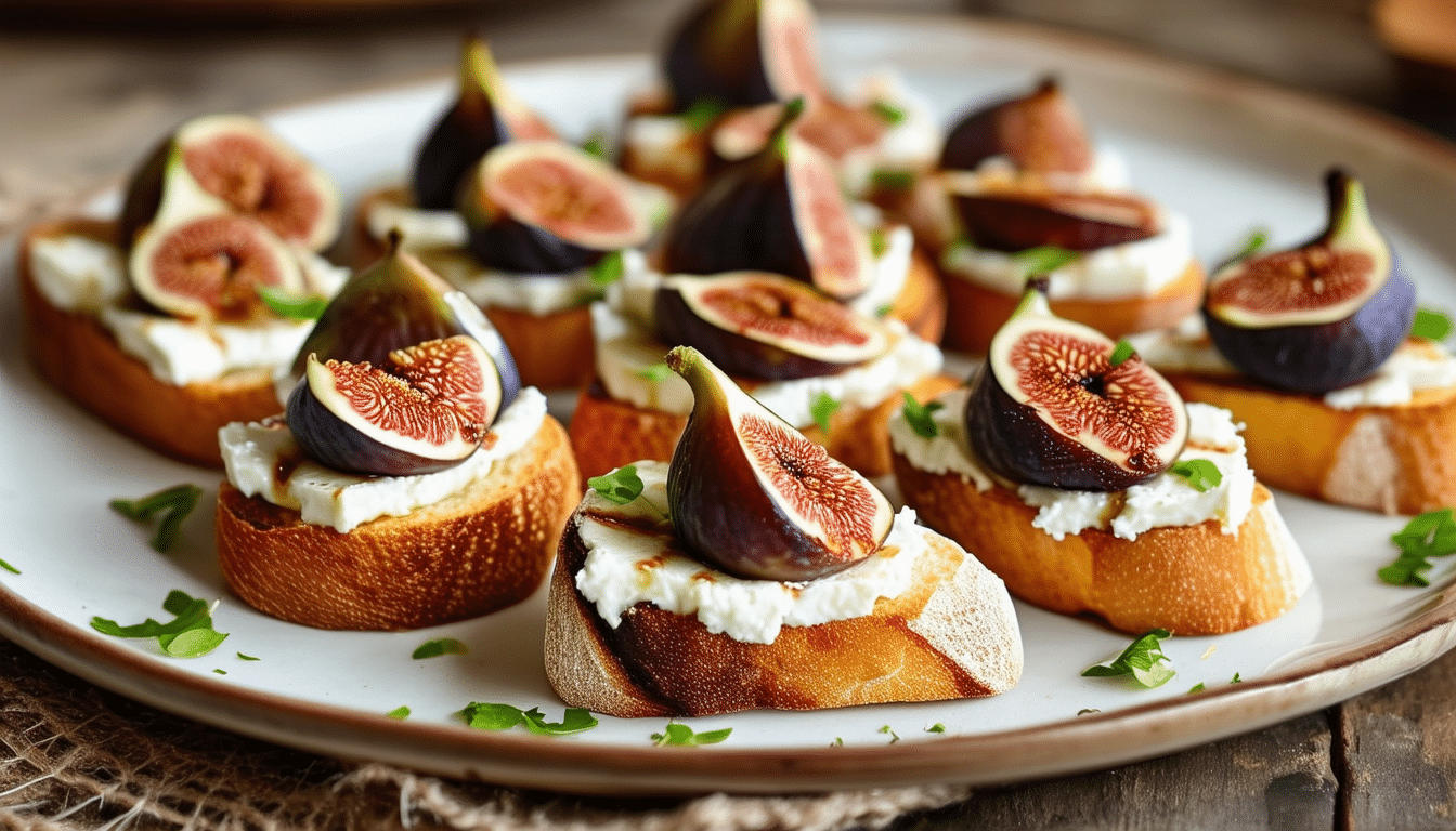 discover a simple and mouth-watering air fryer recipe for grilled goat cheese crostini topped with sweet figs. perfect for appetizers or entertaining guests, this flavorful dish combines creamy cheese and fresh figs for a delightful gourmet experience.