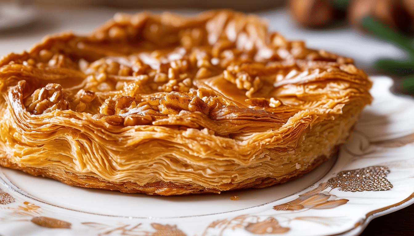 discover the delightful flavors of our irresistible hazelnut galette des rois recipe. perfect for celebrating epiphany or any special occasion, this creamy and nutty pastry will impress your guests and elevate your dessert game!