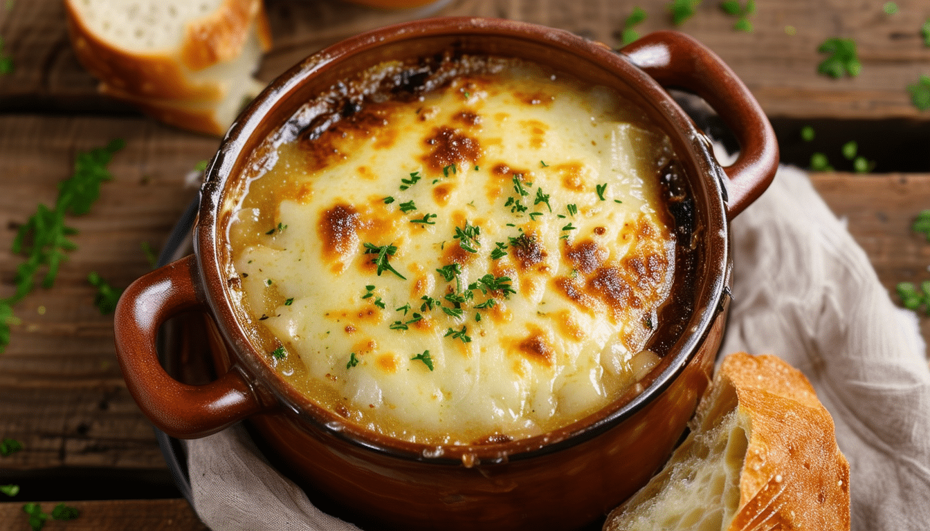 discover the ultimate comfort this winter with our beloved french onion soup recipe. warm your soul with rich flavors, caramelized onions, and a gooey cheese topping that will delight your senses. perfect for cozy evenings!