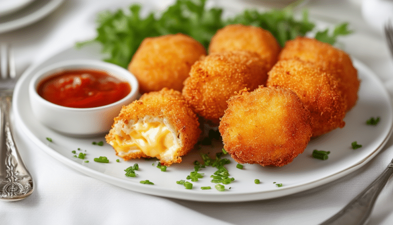 discover the amazing taste of my grandmother's secret recipe for crispy cheese croquettes. perfectly golden and packed with flavor, these delightful bites will leave your guests wanting more. impress your friends and family with a dish that combines tradition and deliciousness!