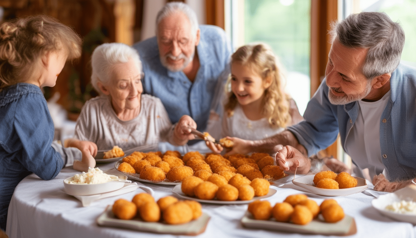 discover the mouthwatering delight of crispy cheese croquettes with my grandmother's secret recipe. perfectly golden and irresistibly cheesy, these croquettes are sure to impress your guests at any gathering. unleash the flavors of tradition and experience a dish that brings everyone together!