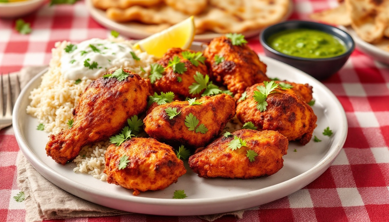 discover the delicious fusion of traditional indian flavors and modern cooking with our air fryer tandoori chicken recipe. this healthy twist on the classic dish delivers juicy, spicy chicken with a perfect crispy finish, making it a must-try for any food lover!