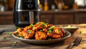 discover a delightful twist on a classic dish with our air fryer tandoori chicken recipe. enjoy tender, juicy chicken marinated in aromatic spices and cooked to perfection in your air fryer, offering a healthier yet mouthwatering option for your next meal.