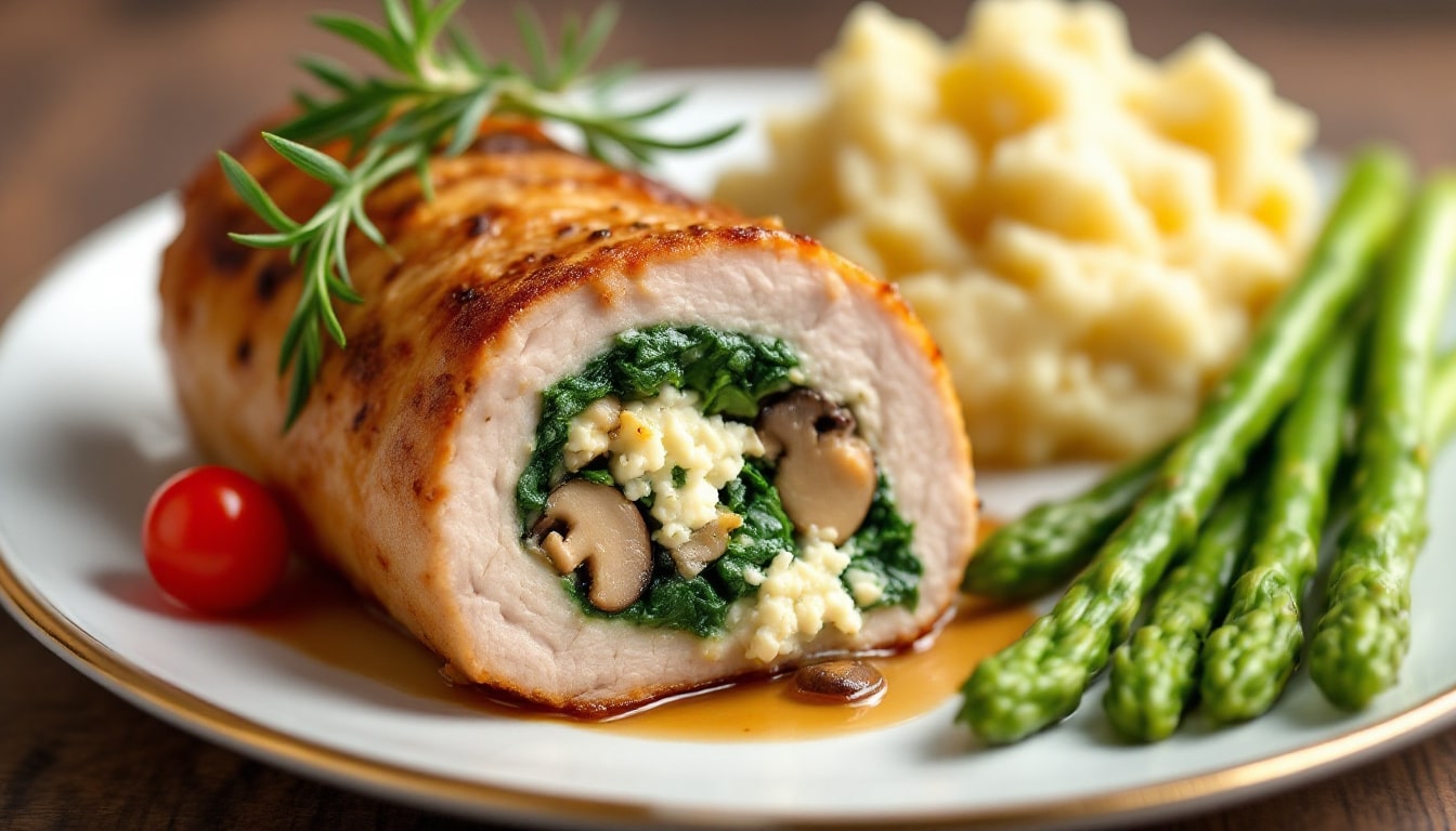 discover the mouthwatering flavors of our airfryer delight: stuffed pork tenderloin with apples and sage. this easy-to-follow recipe combines juicy pork tenderloin with sweet apples and aromatic sage, creating a deliciously satisfying meal that's perfect for any occasion. try it in your air fryer for a quick and healthier cooking option!