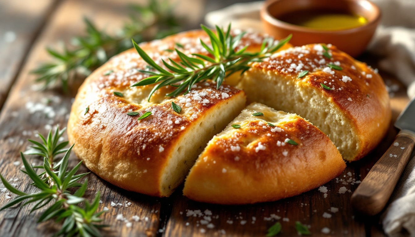 discover the perfect blend of flavors with our airfryer sea salt and rosemary focaccia delight. this easy-to-make recipe features a crispy, golden crust infused with aromatic rosemary and a hint of sea salt, making it a delightful addition to any meal or a tasty snack on its own. enjoy the ultimate gourmet experience right from your kitchen!