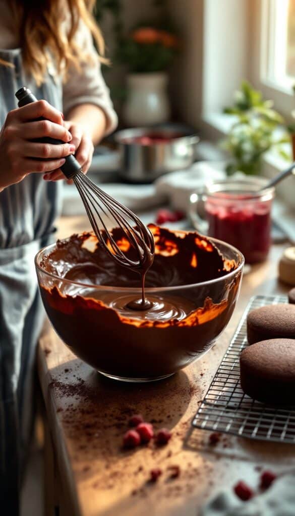 Chocolate Raspberry Cake