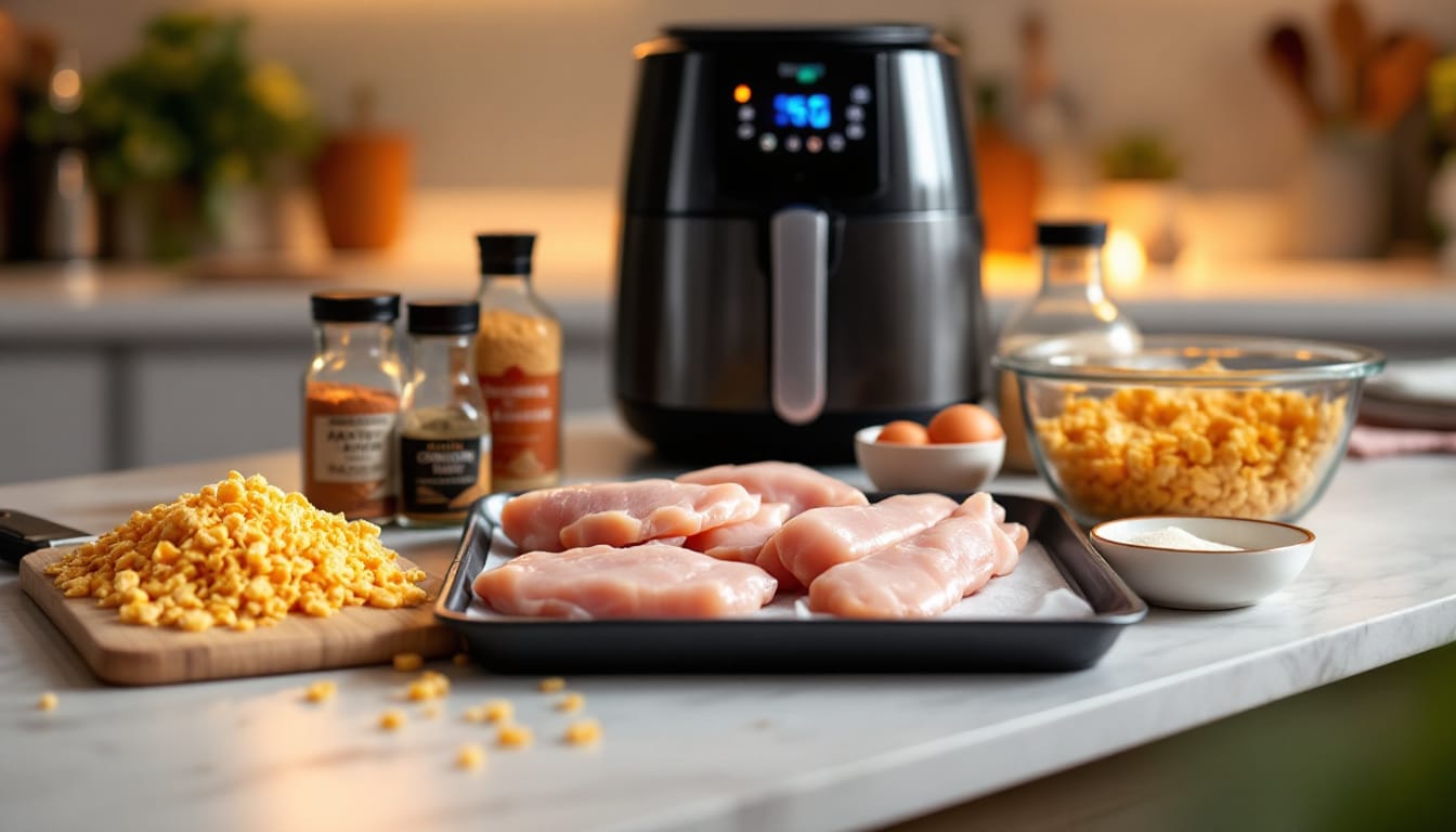 discover the ultimate crispy air fryer chicken tenders that offer a deliciously healthy twist to your favorite comfort food. perfectly seasoned and cooked to perfection, these tenders are guilt-free and full of flavor, making them the ideal dish for any meal. try them today for a satisfying and nutritious treat!
