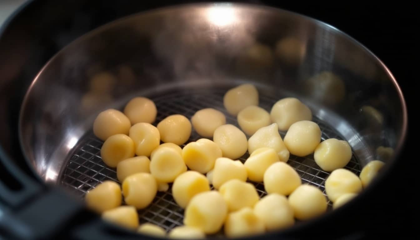 discover the ultimate comfort food with our crispy air fryer gnocchi recipe! this deliciously easy dish transforms soft gnocchi into golden, crispy bites in minutes. perfect for a quick dinner or a delightful appetizer, you'll love the combination of simplicity and flavor. try it today!