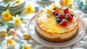 indulge in the flavors of spring with our easter delight: a creamy cheesecake recipe that’s perfect for celebrating the season. discover how to create a deliciously rich dessert that will impress your guests and brighten your holiday table.