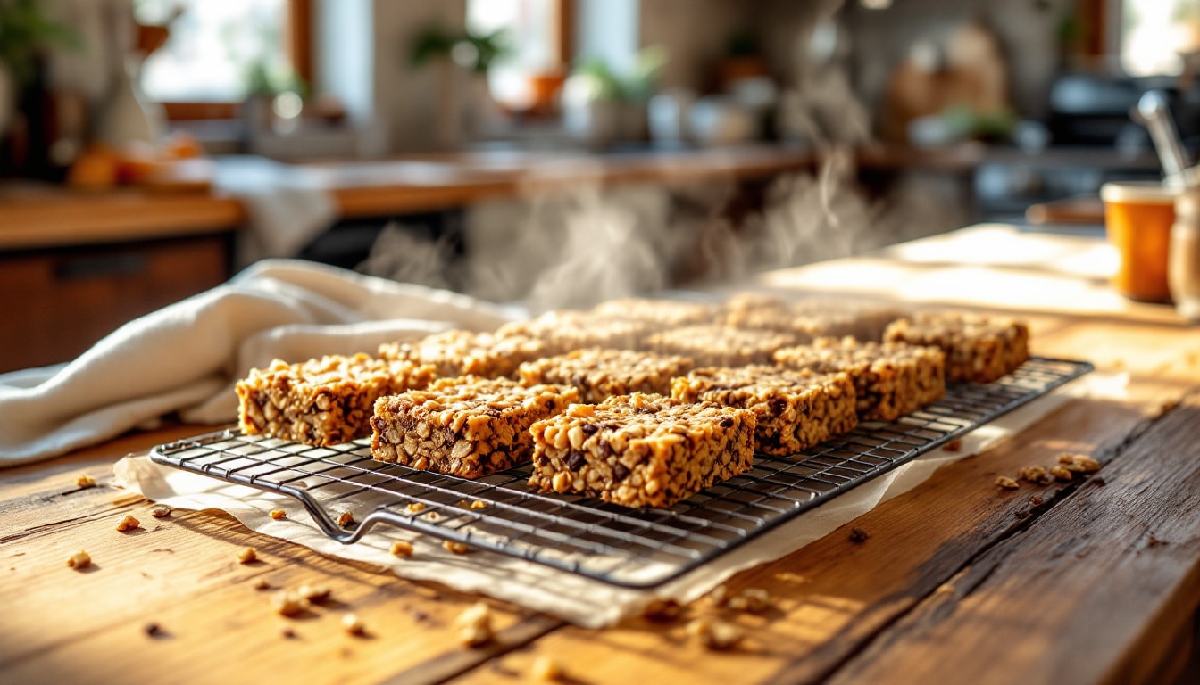 discover the perfect balance of taste and health with our homemade air fryer granola bars. easy to make and packed with wholesome ingredients, these delicious snacks are perfect for any time of day. enjoy a guilt-free treat that's both satisfying and nutritious!