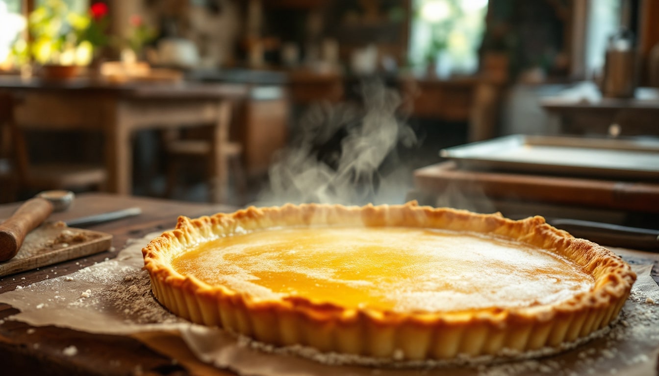 indulge in the rich flavors of our rustic tart, featuring sweet caramelized onions and an assortment of wild mushrooms. perfect as an appetizer or a main dish, this savory tart combines flaky pastry with earthy ingredients for a delightful culinary experience.