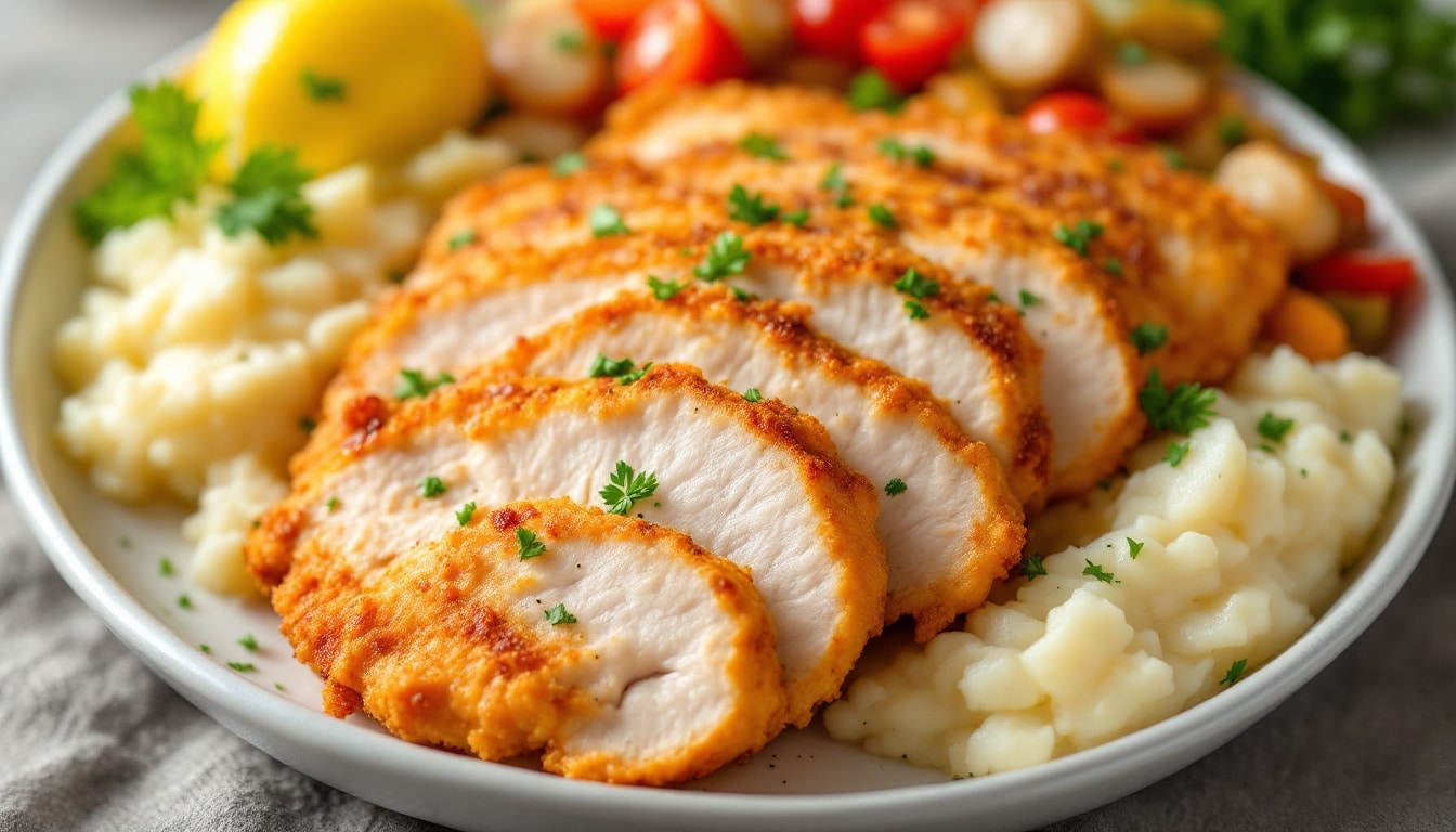 discover the deliciousness of air fryer marinated chicken breasts! this quick and flavorful recipe delivers juicy, tender chicken that’s marinated to perfection, allowing you to enjoy a healthy meal without the fuss. ideal for busy weeknights, it’s a must-try for chicken lovers!