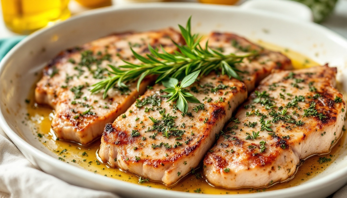 discover the mouthwatering taste of crunchy and flavorful provencal pork chops with this easy air fryer recipe. perfectly seasoned and cooked to perfection, these delectable chops are a delight for any dinner table. quick to prepare and irresistibly tasty!